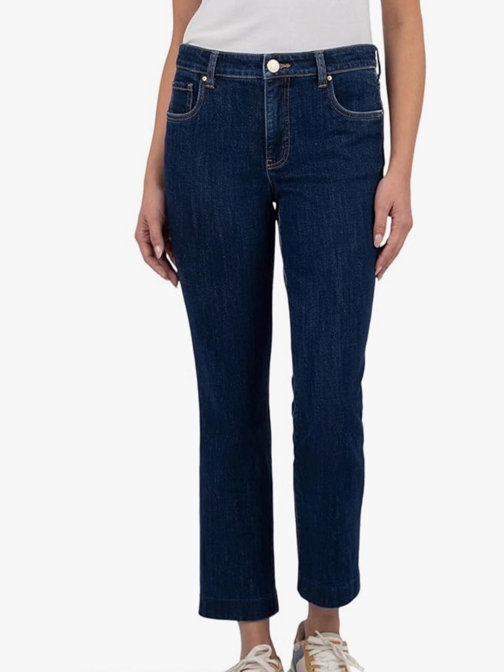 UT from the Kloth Reese High-Rise Fab Ab Ankle Straight Blind Hem NWT
